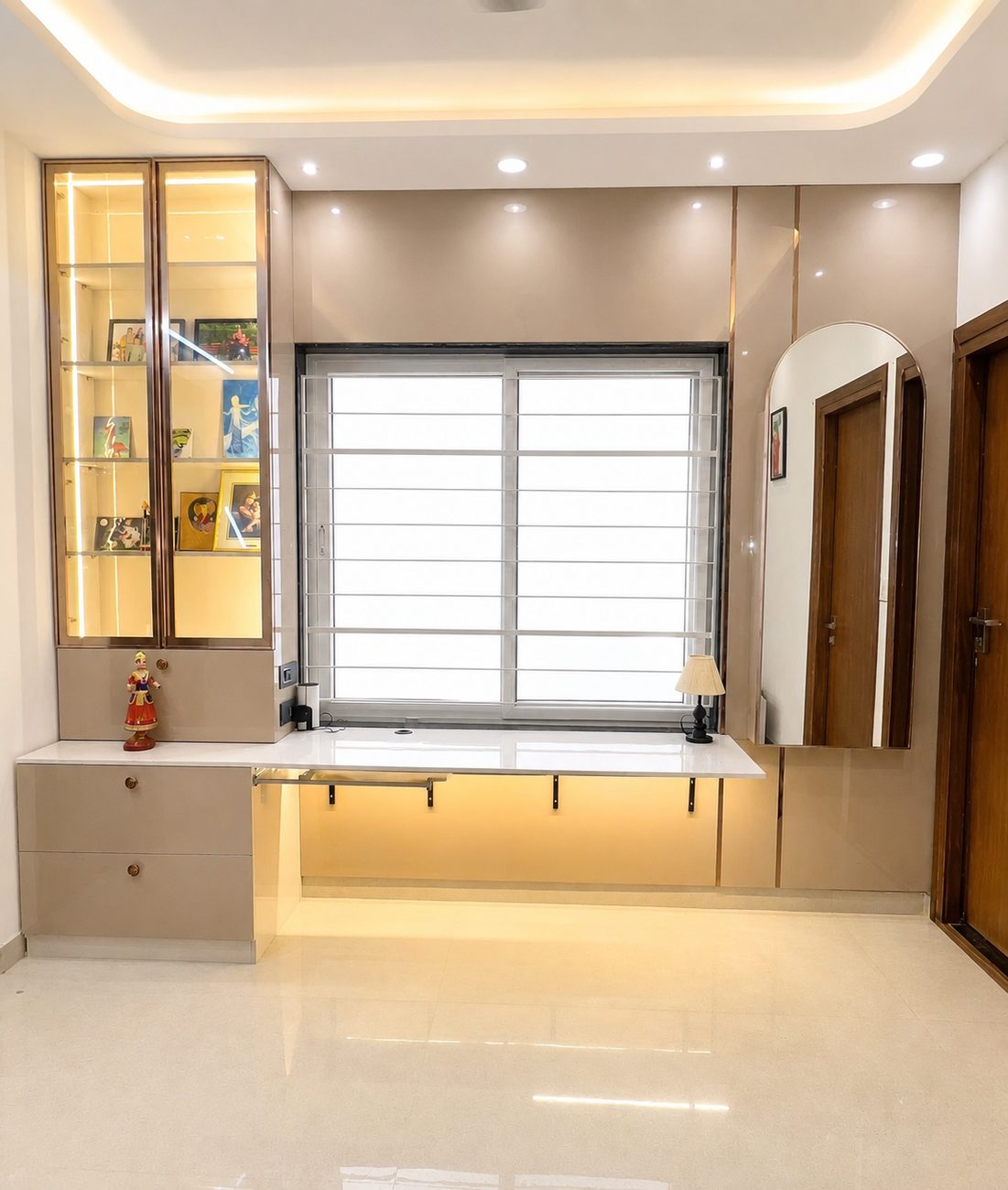 Finished room interior after Metaspaces design