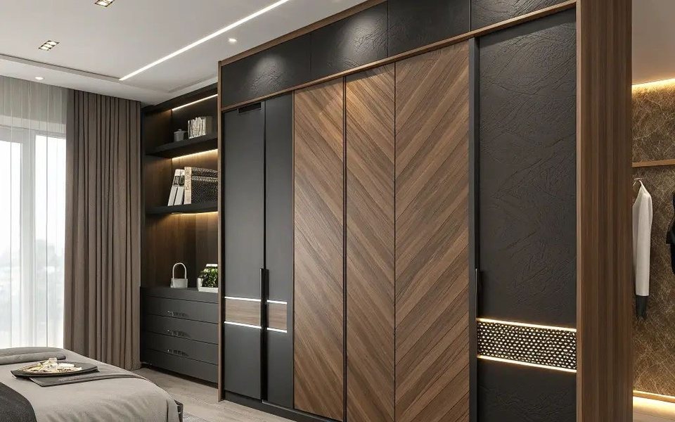 Custom wardrobe design in Bangalore by Metaspaces